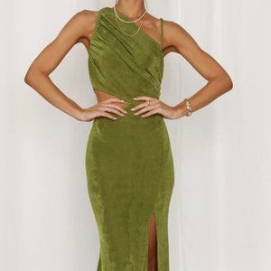 Block it Out Green Midi Dress | Hello Molly | BRAND NEW WITH TAGS | Small